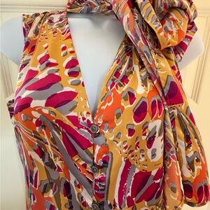 Banana Republic Vibrant Multicolor Blouse